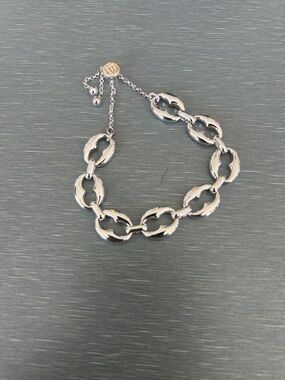 Bomb Party Silver Tone Link Chain Bracelet - Women Jewelry Adjustable
